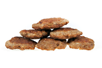meatballs isolated on white