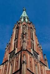 Obraz premium St. Gertruda's Catholic church Riga, Latvia