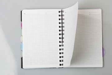 spiral notebook