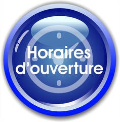 bouton horaires d'ouverture