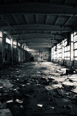 Abandoned Industrial interior