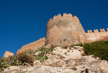 Embattled Wall in the Alcazaba of Almeria