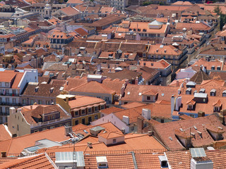 Dachy Lisbony - obrazy, fototapety, plakaty