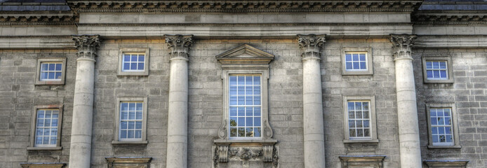 Trinity College West Front Dublin, Ireland (Irland)