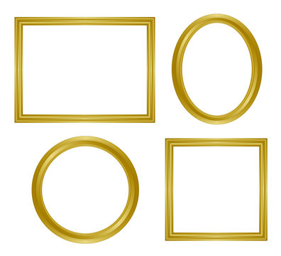 simple golden frame