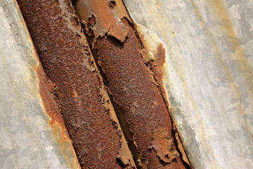 rusty iron plate