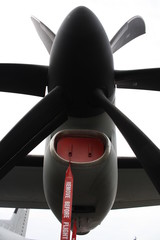 Military airplane propeller