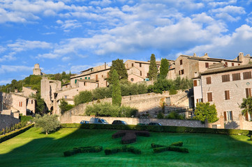 Fototapeta na wymiar View of Assisi. Umbria.
