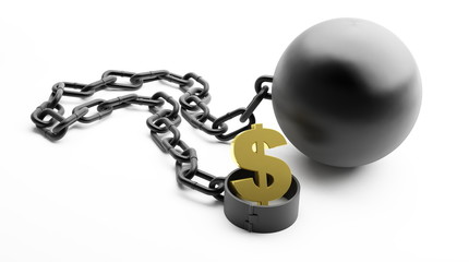 shackle dollar symbol
