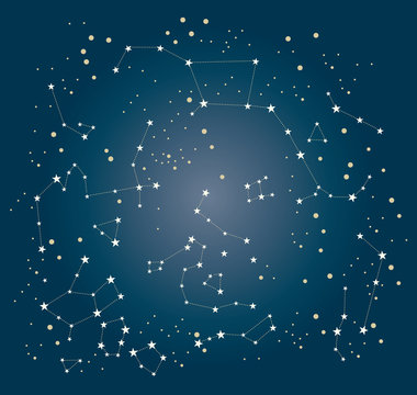 Zodiac constellations wallpaper