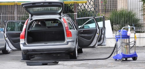 Aspiratore al lavoro