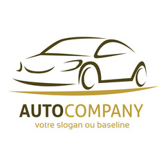 Fototapeta premium auto logo