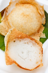 Thai style dessert, made from flour and coconut milk
