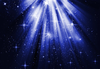 Fototapeta premium blue christmas background