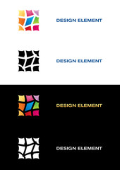 Logo templates. Color tile.