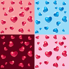 Valentine hearts backgrounds