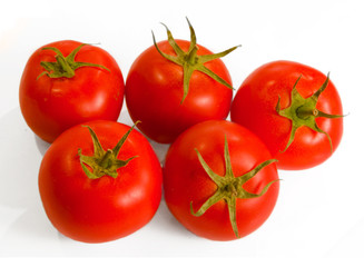 isolated tomato