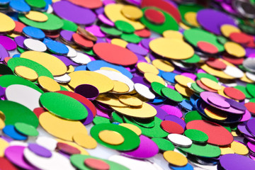 Background of multicolored confetti