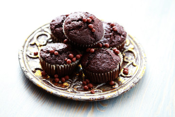 chocolate muffins