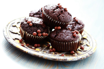 chocolate muffins