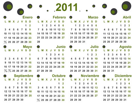 Calendario 2011