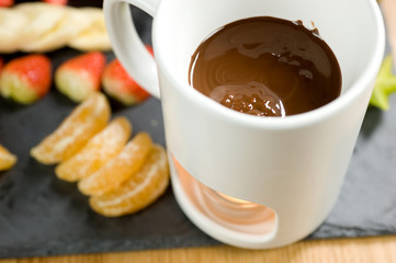 fonduta di cioccolato