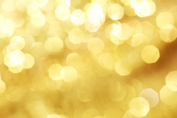 golden bokeh