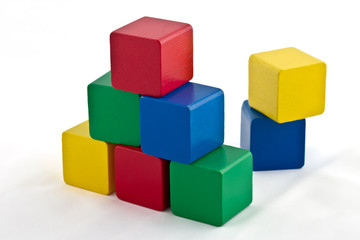 Colorful Building Blocks - Pyramid