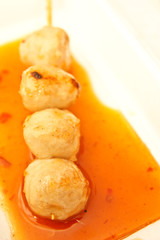 Meatball and sauce