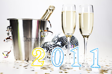 Champagne,New Year's, Celebration