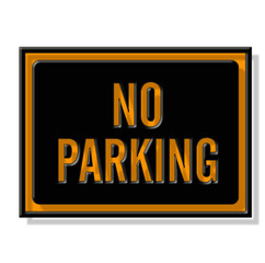 Fototapeta premium panneau, no parking