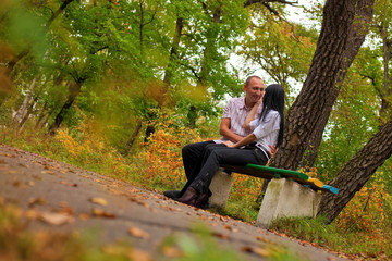 Fototapeta premium young lovely couple
