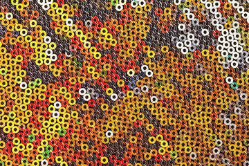 colorful sequined texture