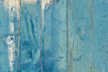 Fototapeta na wymiar Blue painted wooden door