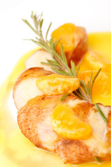 chicken with mandarin sauce