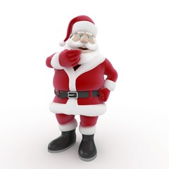 3d man santa claus