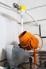 modern concrete mixer