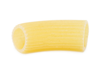 Closeup of pasta isolated on white