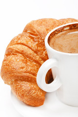 coffee and croissant
