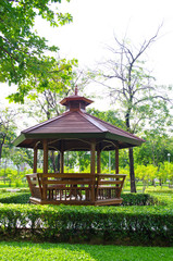 little hut in the park