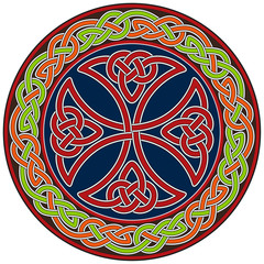 Celtic cross design element