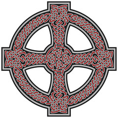 Celtic cross design element - 27768613
