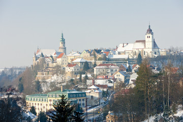 Nove Mesto nad Metuji in winter, Czech Republic
