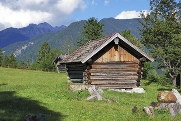 Barn in the alps