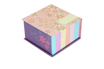 pink traditional christmas gift box in chinese style