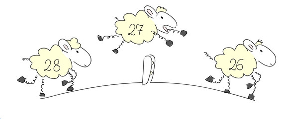 Schäfchen zählen