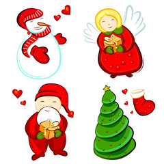 christmas design elements