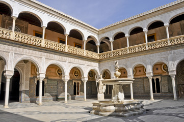 Fototapeta na wymiar Pałacu Pilatos, SEVILLA