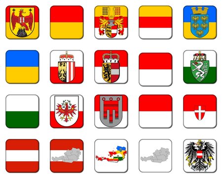 Buttons - Bundesl&auml;nder &Ouml;sterreichs 2
