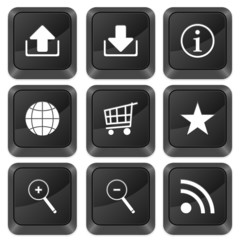 computer buttons internet symbol